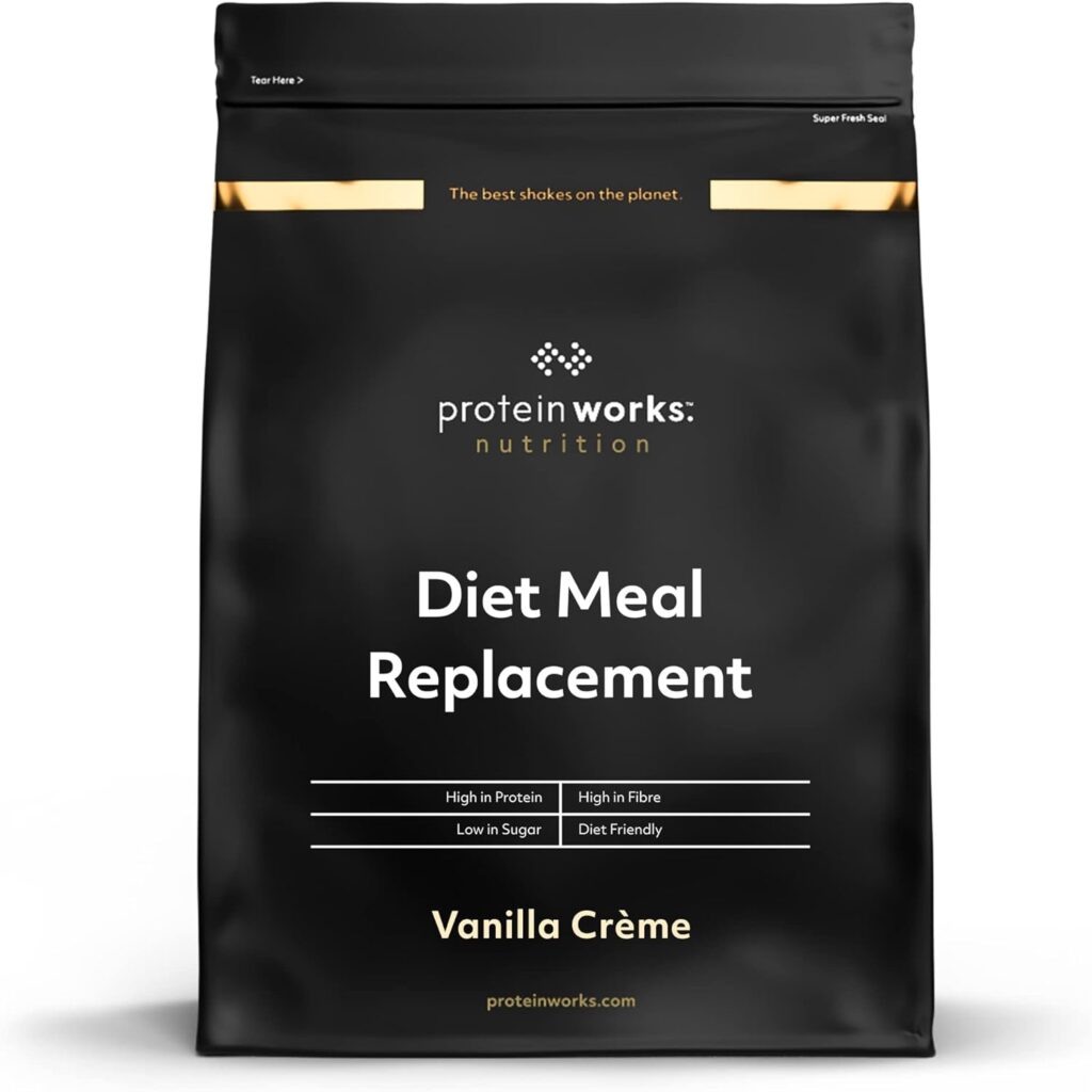 Protein Works - Diet Meal Replacement Shake - Nutrient Dense, High Protein Meal - Supports Weight Loss - Vanilla Crème - 7 Meals - 500g