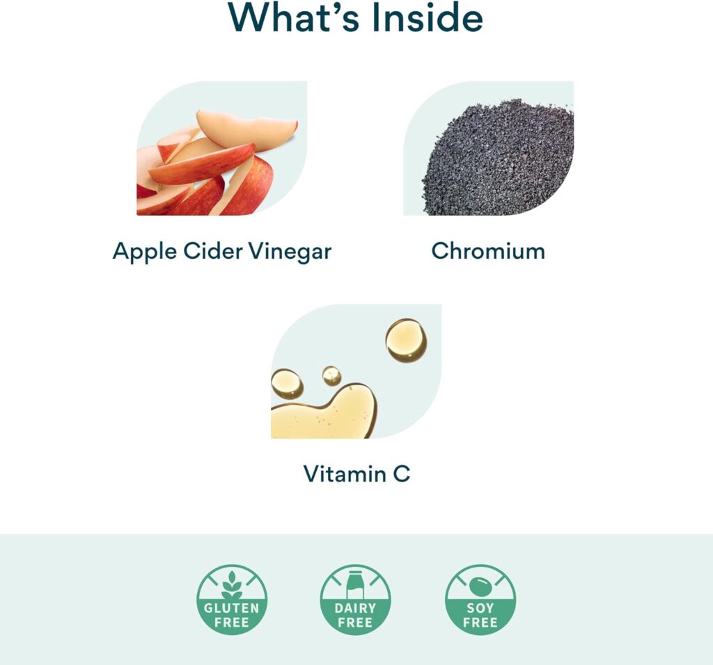 Bettervits Apple Cider Vinegar Gummies | Vitamin C | Chromium | Blood Sugar | Healthy Weight | Repair Cell Damage | Apple Flavour