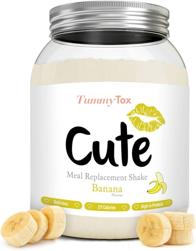 Cute Nutrition Chocolate Meal Replacement Shake - Diet Shake for Women 500g - Bonus E-book with Exercise Plan - By TummyTox