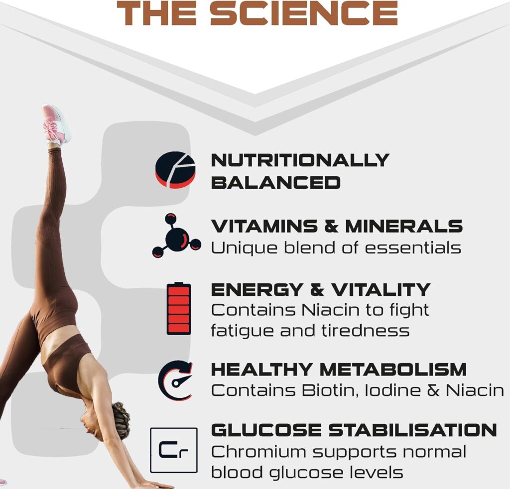 SCI-MX Diet Meal Replacement Shake - Chocolate Flavour - High Protein Shake + 24 Essential Micronutrients - Non-GMO - 1KG (18 servings) 209 calories  26g of protein per serving