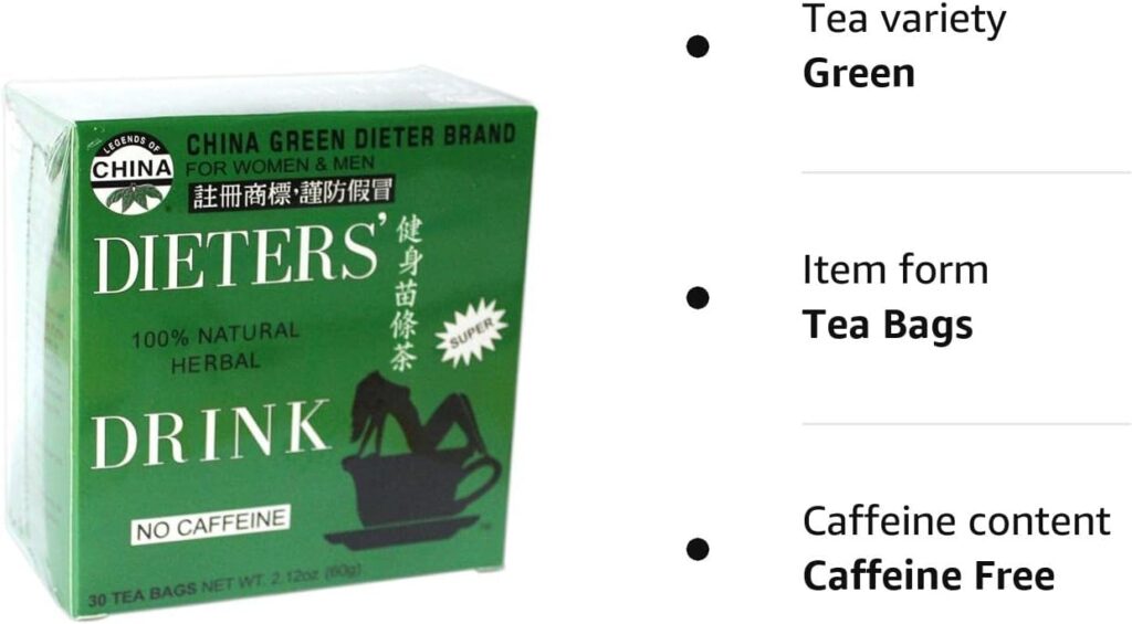 Uncle Lees Dieters Tea Weight Loss Tea for Men and Women 30 Tea Bags (4)