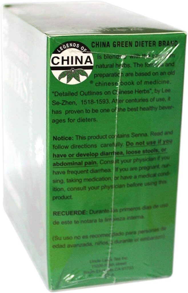 Uncle Lees Dieters Tea Weight Loss Tea for Men and Women 30 Tea Bags (4)